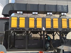 噴漆車間廢氣凈化裝置催化燃燒設備的使用設備圖片